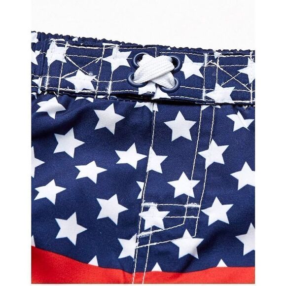 FREESTYLE Revolution 12M Boys' Stars and Stripe RashGuard Top and Shorts Set - Picture 7 of 8